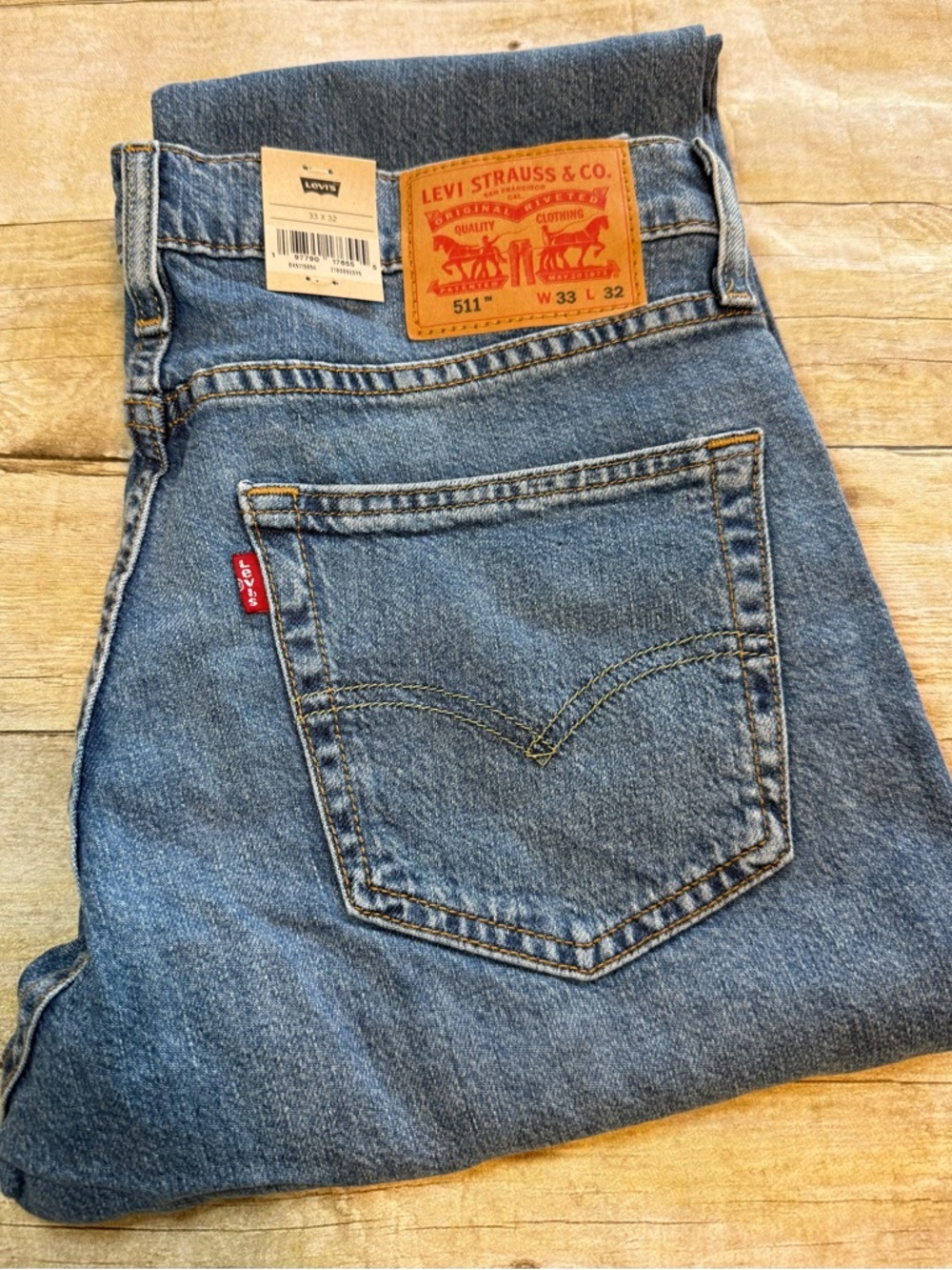 Levi's 511 Men's Slim Fit Jeans - 33x32 - Blue